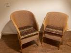 Vintage Lloyd Loom armstoel (2 stuks), Ophalen, Overige materialen, Gebruikt, Twee