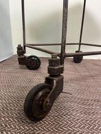 Industriële keukentrolley, Gebruikt, 60 cm of meer, Rechthoekig, Hout