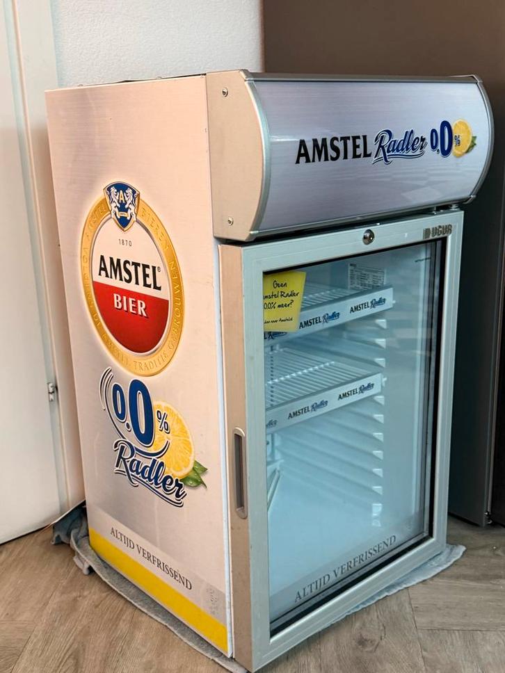 Mooie Amstel Radler Koelkast - Origineel en Uniek!, Witgoed en Apparatuur, Koelkasten en IJskasten, Gebruikt, Zonder vriesvak