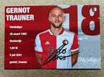 Feyenoord spelerskaart Trauner met handtekening, Ophalen of Verzenden, Zo goed als nieuw, Feyenoord, Spelerskaart
