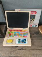 Playtive houten laptop met magneet letters en cijfers, Kinderen en Baby's, Speelgoed | Houten speelgoed, Ophalen of Verzenden
