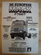 Mack F786T Brochure / Poster ca 1979 – F786 T, Boeken, Auto's | Folders en Tijdschriften, Overige merken, Mack, Zo goed als nieuw