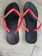 Havaianas slippers teenslippers zwart roze 35 36 (eu 37 38), Kinderen en Baby's, Kinderkleding | Schoenen en Sokken, Overige typen