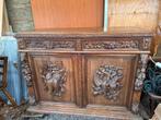 19th-century French Louis XIII style oak hunting buffet, Antiek en Kunst, Ophalen
