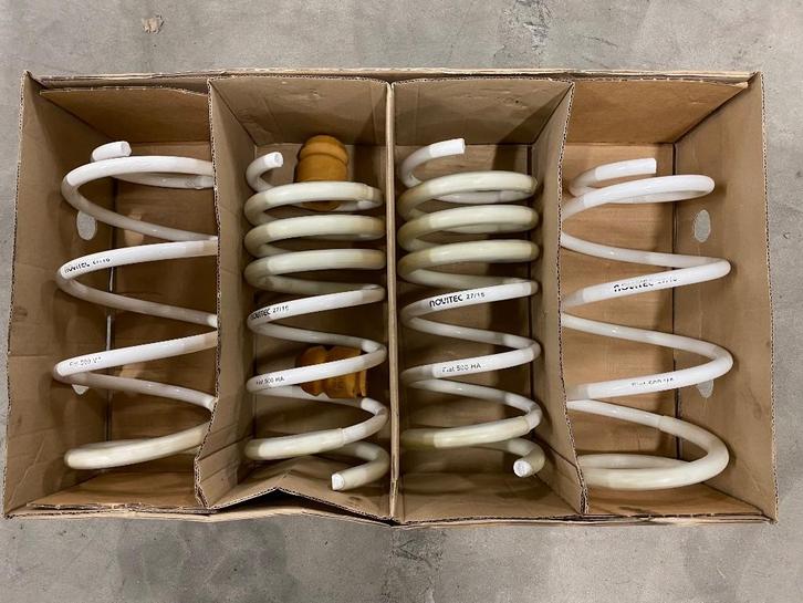 Novitec verlagingsveren set Fiat 500/ Abarth 500, Auto-onderdelen, Ophanging en Onderstel, Fiat, Nieuw, Ophalen