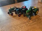 Miniatuur Blikken Tractors - 3 Stuks, Ophalen of Verzenden