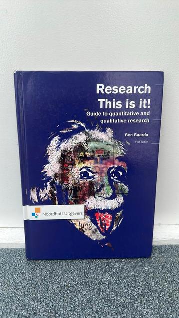 Ben Baarda - Research: this is it! beschikbaar voor biedingen