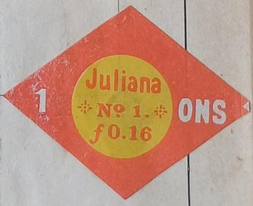oude ruitvormige sluitzegel Juliana no. 1 beschikbaar voor biedingen