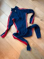 Kleim schaatspak marathonpak (kinder)maat L, Ophalen of Verzenden, Gedragen, Blauw, Overige typen