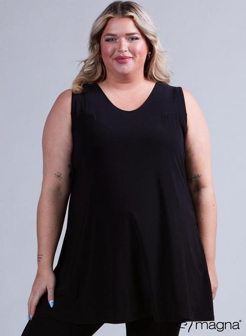 Zwarte top maat 48/50 56/58, Kleding | Dames, Grote Maten, Nieuw, Shirt of Top, Zwart, Ophalen of Verzenden