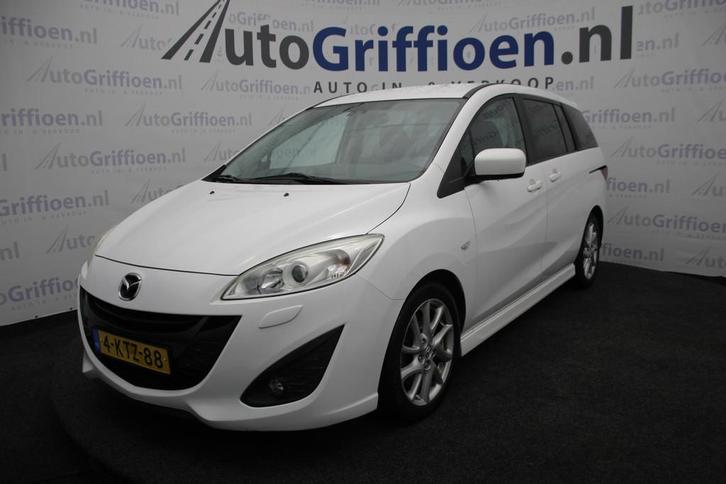Mazda 5 2.0 TS+ nette 7 zitter met lederen interieur, Auto's, Mazda, Bedrijf, Te koop, ABS, Airbags, Airconditioning, Alarm, Bluetooth