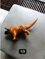 Dino Saurus zachte kwaliteit oranje/zwart lengte 35 cm, Ophalen of Verzenden, Zo goed als nieuw