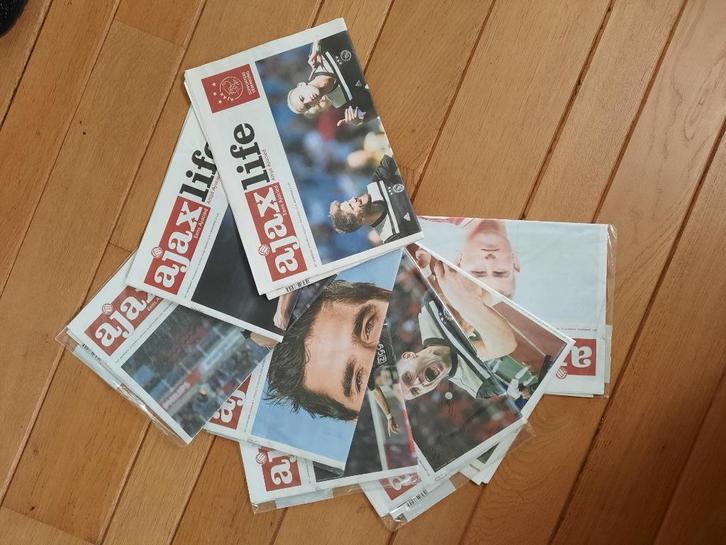 Krant AJAX Life 2018 - nieuw - 8 stuks -, Boeken, Sportboeken, Nieuw, Balsport, Ophalen of Verzenden