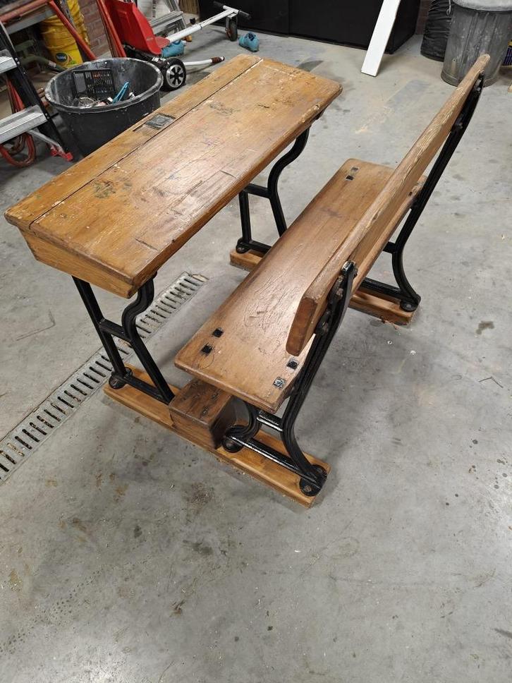 schoolbank/ bureau/ lessenaar, Antiek en Kunst, Antiek | Meubels | Tafels, Ophalen