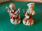 Twee Vintage Porseleinen Beeldjes, Antiek en Kunst, Ophalen of Verzenden