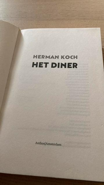 Herman Koch - Het diner beschikbaar voor biedingen