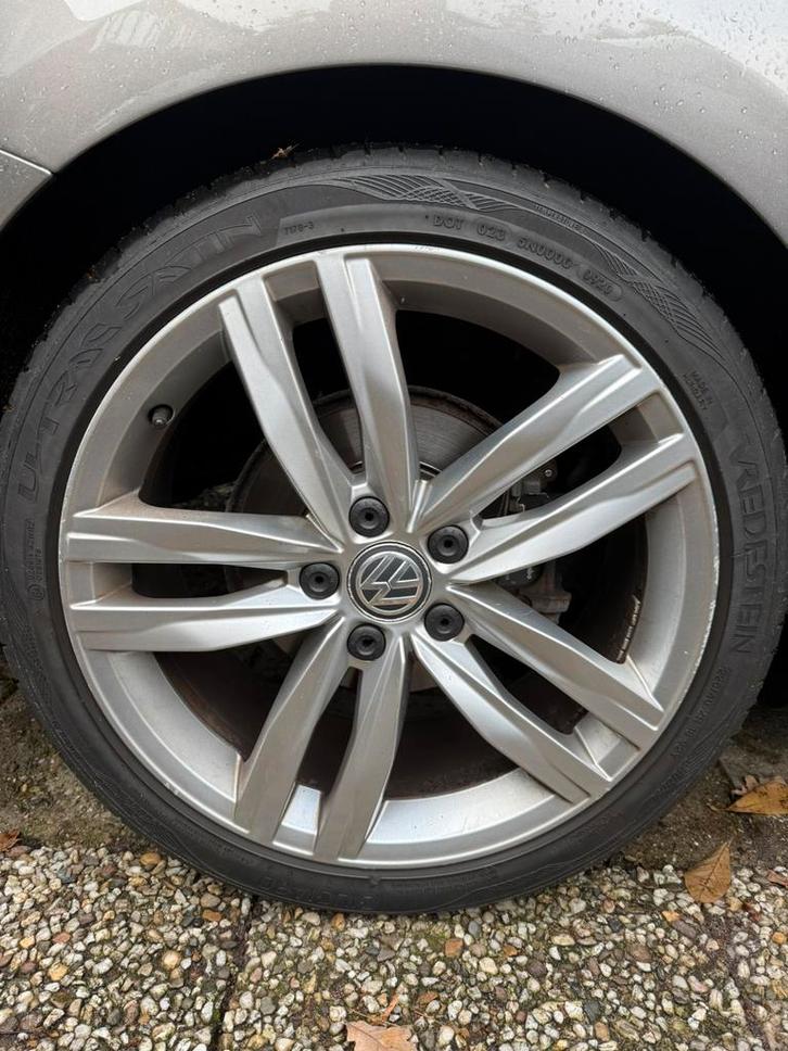 R-line Salvador vw 5x112, Auto-onderdelen, Banden en Velgen, Banden en Velgen, Zomerbanden, 15 inch, 195 mm, Personenwagen, Gebruikt