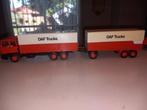 Nette daf 3300 met aanhanger, Hobby en Vrije tijd, Modelauto's | 1:50, Verzenden, Zo goed als nieuw, Bus of Vrachtwagen, Lion Toys