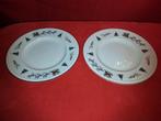 Wedgwood Windsor Christmas 2 X Ontbijt Borden Bord Kerst, Nieuw, Ophalen of Verzenden, Bord(en), Wedgwood