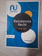 Jasper Brik basiskennis recht - Werkboek, Boeken, Ophalen of Verzenden, Gelezen, Overige vakken, Jasper Brik