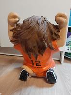 Oranje voetbal leeuw beeld 50 cm, Ophalen of Verzenden