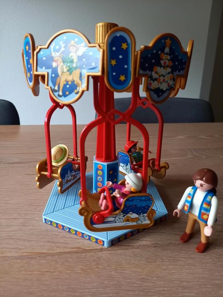 Playmobil Kerst draaimolen - 4888, Kinderen en Baby's, Speelgoed | Playmobil, Zo goed als nieuw, Ophalen of Verzenden