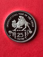 Mongolië 25 Tugrik 1980 Proof 0,925 zilver 19.44 grams, Postzegels en Munten, Munten | Azië, Oost-Azië, Zilver, Verzenden