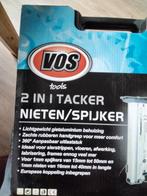 VOS 2-in-1 Tacker - Nieten en Spijker, Doe-het-zelf en Verbouw, Gereedschap | Handgereedschap, Ophalen of Verzenden, Nieuw