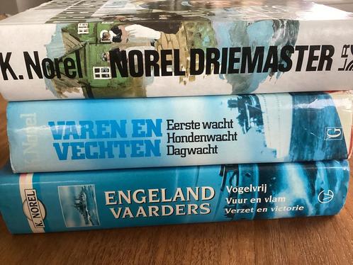 3x trilogie van K. Norel: Engelandvaarders, Varen en Vechten, Boeken, Oorlog en Militair, Gelezen, Ophalen of Verzenden
