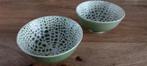 Groene Pomax schaaltjes set, Porselein of Keramiek, Schaal, Rond, Ophalen of Verzenden