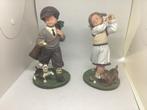 Golfbeeldjes Jongen en Meisje, Antiek en Kunst, Ophalen of Verzenden