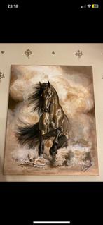 Canvas Friese paard, Ophalen of Verzenden, Zo goed als nieuw