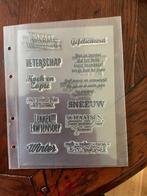 Stempels,van alles,tekst,enz zie omschrijving., Ophalen of Verzenden, Zo goed als nieuw, Clearstamp