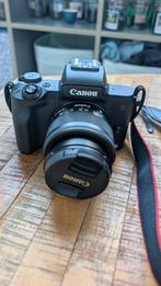 Canon EOS M50 Mark II + 15–45mm Kit Lens, Ophalen of Verzenden, Zo goed als nieuw, Canon