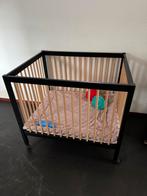 Babybox 75x95 op wielen zgan incl boxkleed en matras, Ophalen of Verzenden, Zo goed als nieuw, Boxkleed