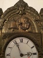 Antieke wandklok met mechanisme., Antiek en Kunst, Antiek | Klokken, Ophalen of Verzenden