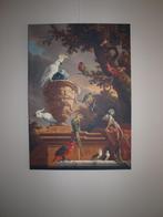canvas schilderij; "de Menagerie" , 70 x 100cm, ZGAN !!, Ophalen, Zo goed als nieuw, Schilderij, 75 cm of meer