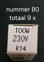 nr. 80 General Electric, 60 watt of meer, Halogeen (gloei)lamp, Nieuw, Overige fittingen