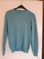 Prachtige Benetton trui, groenblauw gemeleerd, maat M, Maat 38/40 (M), Verzenden, Benetton, Zo goed als nieuw