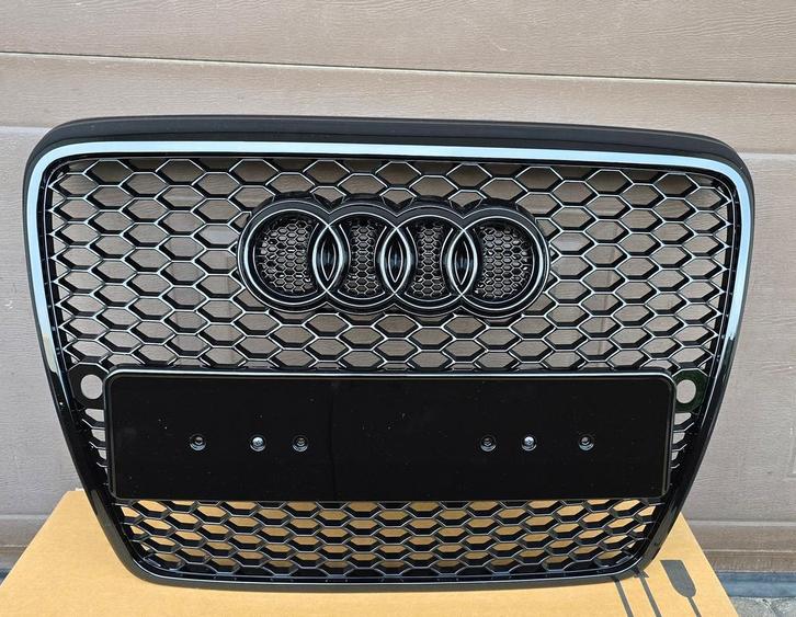 Grill Audi A6 C6 4F RS LOOK GRILLE RS6 LOOK bj.2006-2012, Auto-onderdelen, Carrosserie en Plaatwerk, Bumper, Voor, Nieuw, Herkomst onderdeel bekend