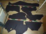 Donkerpaars resten soepel echt leer rundleer, Hobby en Vrije tijd, Verzenden, Nieuw, 30 tot 120 cm, 30 tot 200 cm