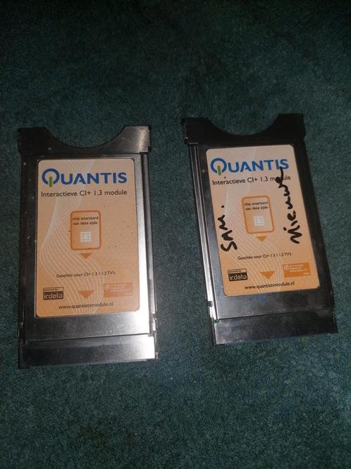 Quantis Interactieve CI+ 1.3 Module - 2 stuks, Audio, Tv en Foto, Decoders en Harddiskrecorders, Zo goed als nieuw, Decoder, Ophalen of Verzenden