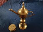 Olielampje vintage messing en  stoofje unieke exemplaren, Ophalen of Verzenden, Koper