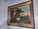 J. de Wit olieverf.Gesigneerd en gedateerd 1918., Antiek en Kunst, Ophalen of Verzenden