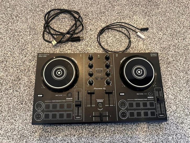 Pioneer DDJ-200 + USB en splitkabel – Goede staat, Muziek en Instrumenten, Dj-sets en Draaitafels, Zo goed als nieuw, Pioneer
