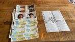 Panini sheets  ek en wk. 25 x oa wk 90 ek 92 wk 94, Verzamelen, Ophalen of Verzenden, Zo goed als nieuw, Buitenlandse clubs, Poster, Plaatje of Sticker