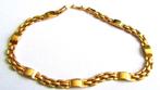 Prachtige lange geel goud vergulde armband, Ophalen, Zo goed als nieuw, Goud