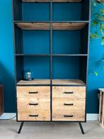 Design kast, wandkast, stalen kast, Huis en Inrichting, Ophalen, Gebruikt, 200 cm of meer, 50 tot 100 cm