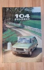 Peugeot 104 ZS brochure, Gelezen, Peugeot, Ophalen of Verzenden