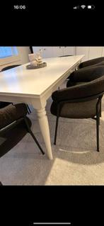 Uitschuifbare tafel Ikea, Ophalen, Zo goed als nieuw, Rechthoekig